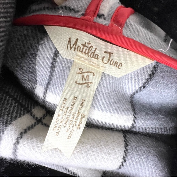 Matilda Jane Check it Twice Plaid Cardigan - Picture 8 of 8